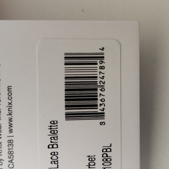 KNIX NWT Lace Deep V Bralette Large pink - Picture 6 of 6